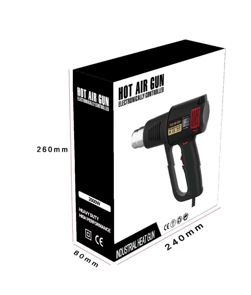 2000w Handheld Heat Shrink Heat Gun Hair Dryer Tool.