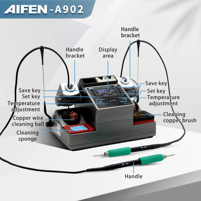 AIFEN A902 350W SOLDERING STATION (C210+C245+C115)