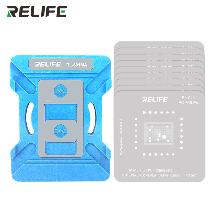 RELIFE RL-601MA CPU Repair Fixture Set/IP Series (A8-A18)