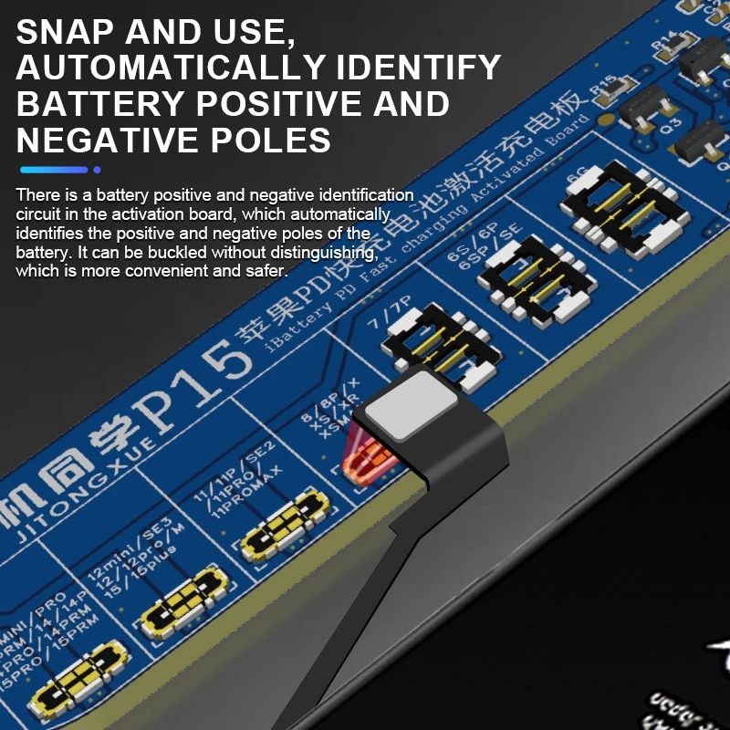 Jitongxue JTX P15 Battery PD Fast Charging Activation Board IP 6-15PM