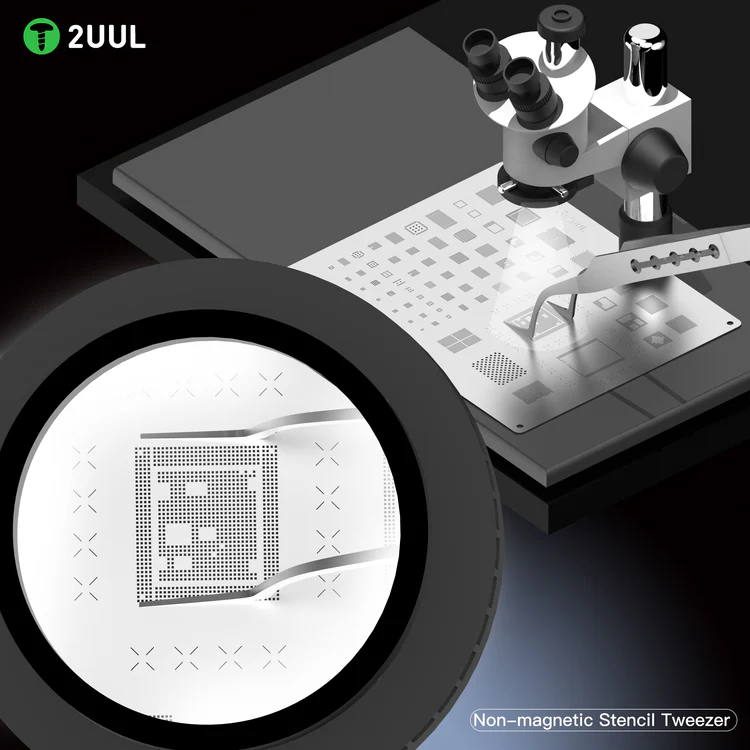 2UUL TW22 Non-magnetic Stencil Tweezer