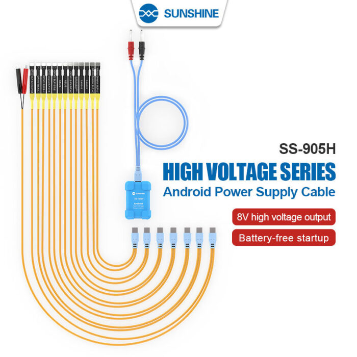 SUNSHINE SS-905H Android mobile phone high voltage series boot cable