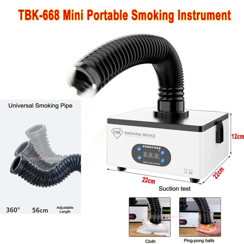 TBK-668 150W Mini Portable Smoking Instrument