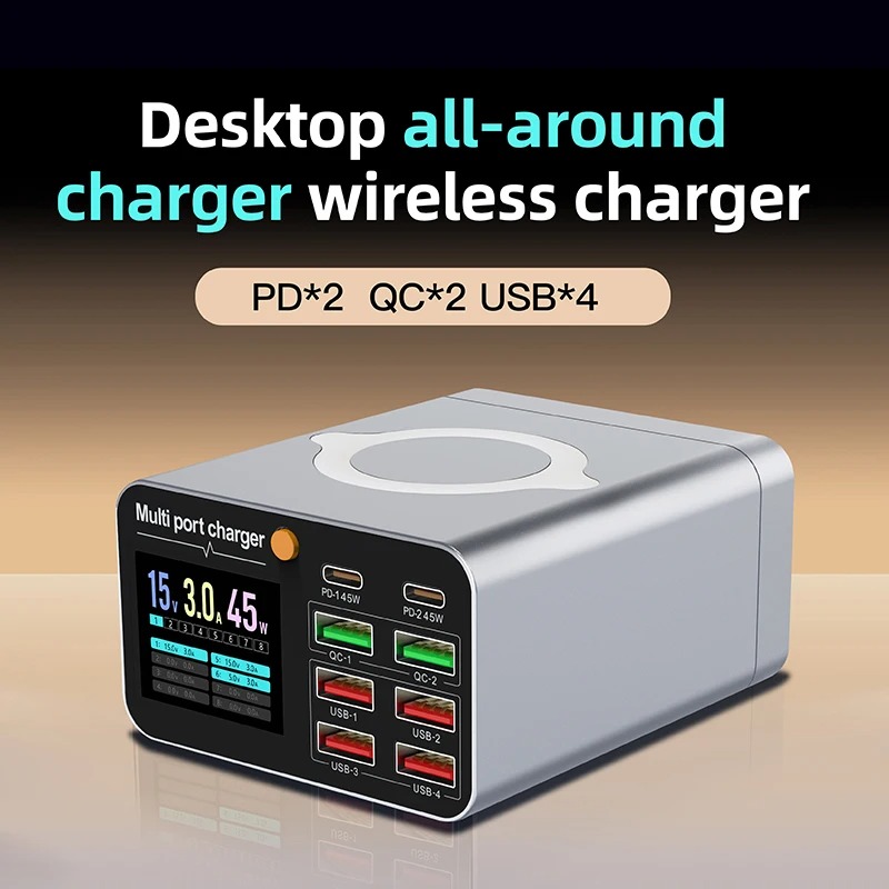 WLX-M2 80W High Power 8-Port FAST CHARGER
