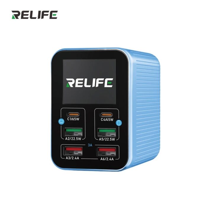 RELIFE Q4 72W Smart 6-Port Fast Charger
