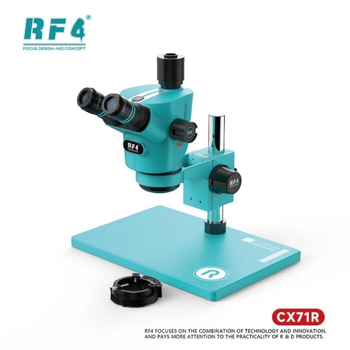 RF4 CX71R Trinocular Stereo Industrial Microscope 6.5-65X