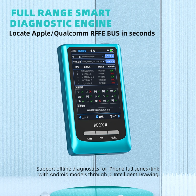 RBOXII Bus Analyzer for Apple Qualcomm RFFE BUS Data Test