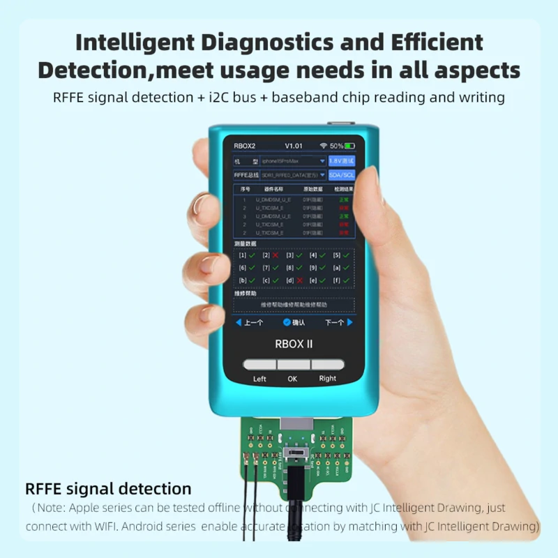 RBOXII Bus Analyzer for Apple Qualcomm RFFE BUS Data Test