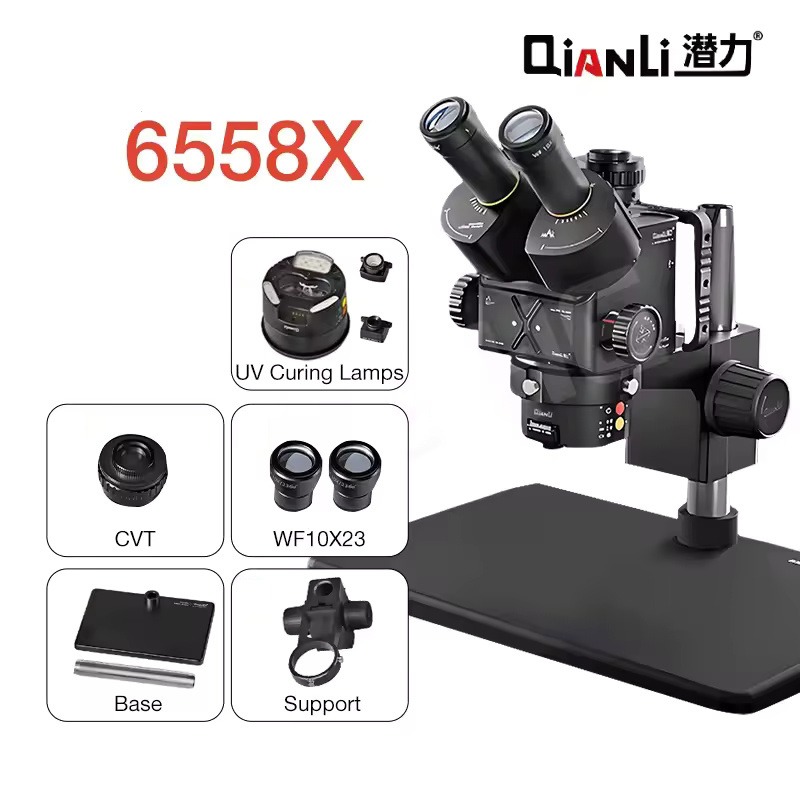 Qianli 6558 Gorilla Trinocular Microscope