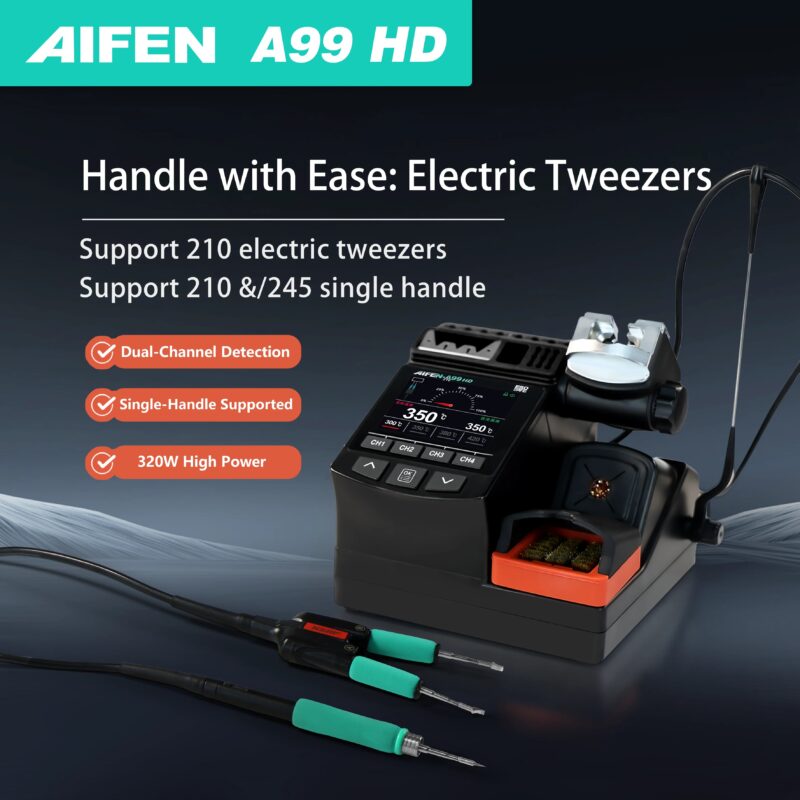AIFEN-A99HD Precision Tweezers Soldering Station 120W