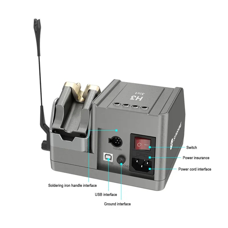 SUNSHINE H3 3-in-1 Smart Soldering Station 210