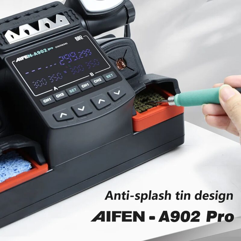 AIFEN A902PRO Soldering Station C115 C210 C245 Double Station