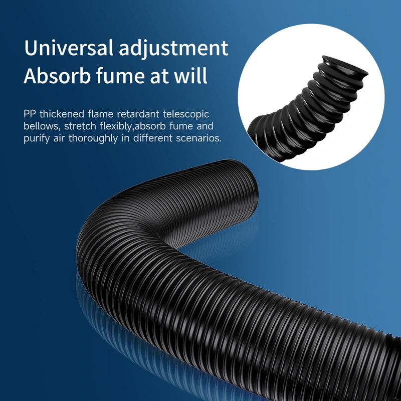 ES02 Desktop Fume Extractor Soldering Smoke Absorber With LED Light - AiXun