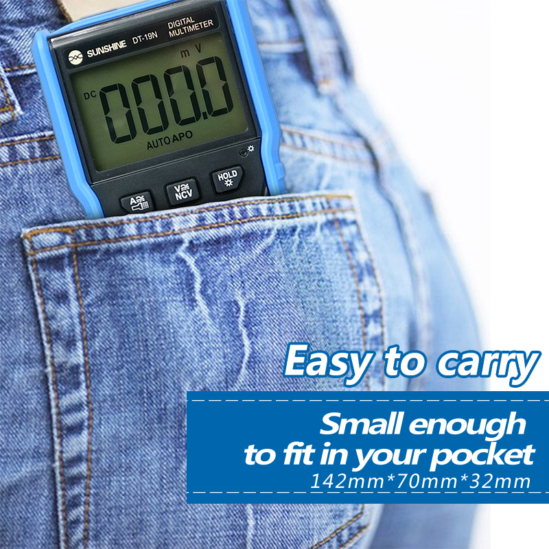 SUNSHINE DT-19N Mini Smart Digitial Multimeter