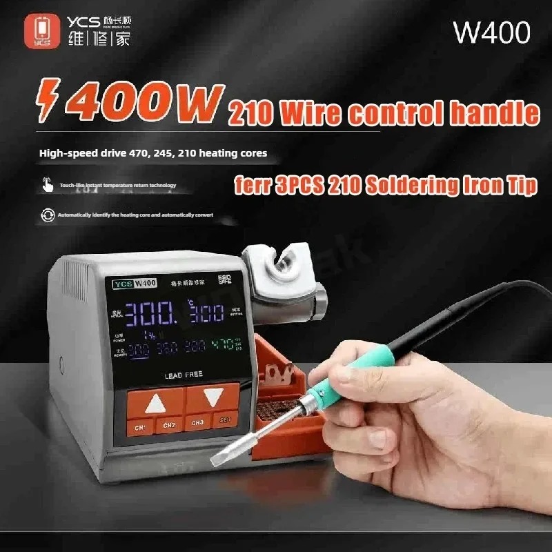 YCS W400 High Power Soldering Station with 210 Soldering Tip