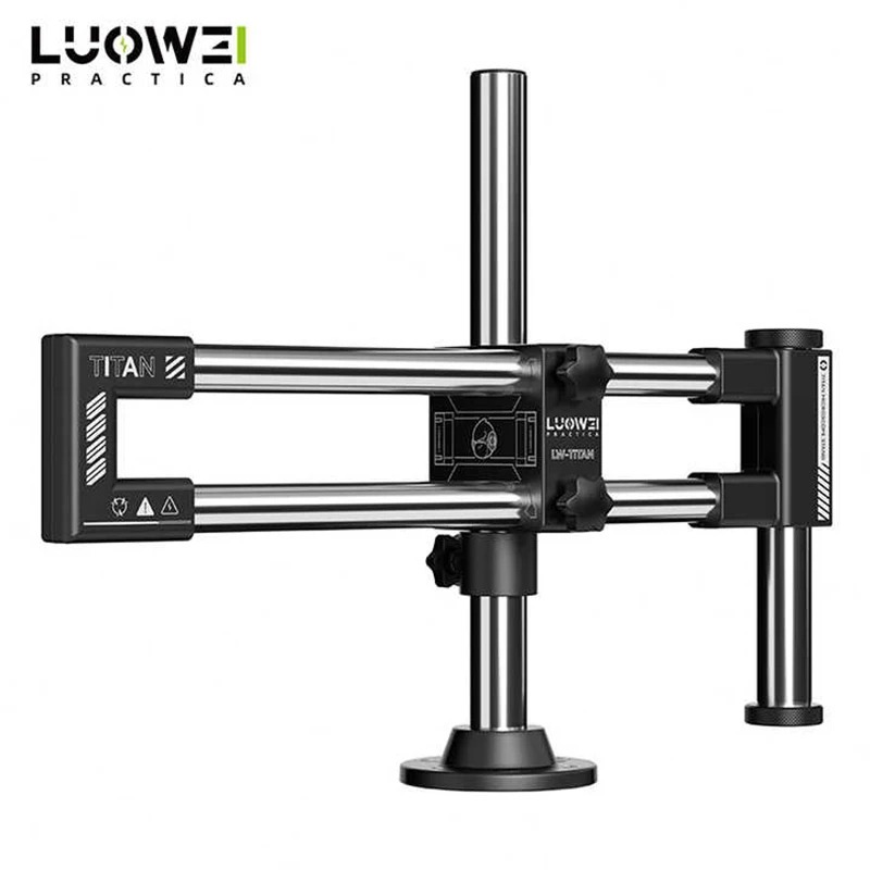 LUOWEI LW-GK02 Biaxal Double Boom Microscope Stand 360°