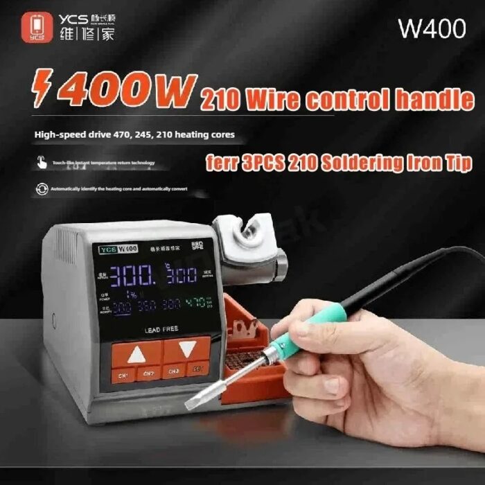 YCS W400 High Power Soldering Station with 210 Soldering Tip