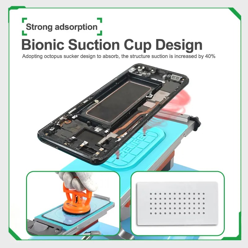 RELIFE RL-004SA Separator Anti-Slip Silicone Mat/Green