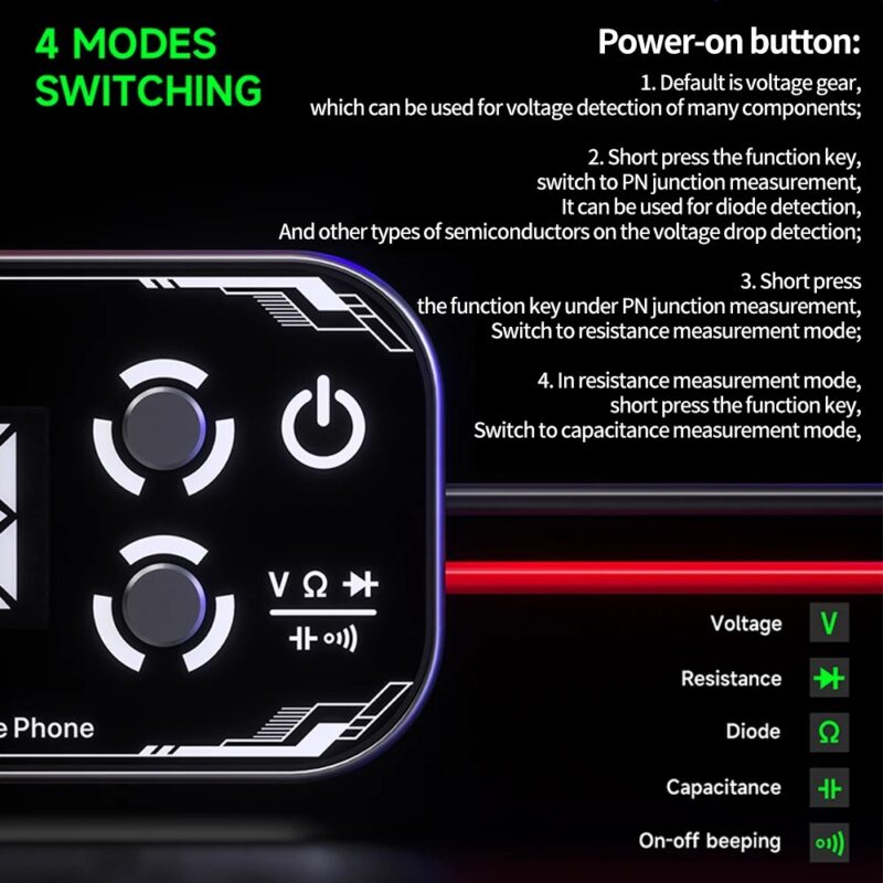 MECHANIC 3D METER Detective 3.0 Three-screen Digital Display Multimeter