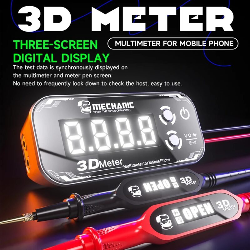 MECHANIC 3D METER Detective 3.0 Three-screen Digital Display Multimeter