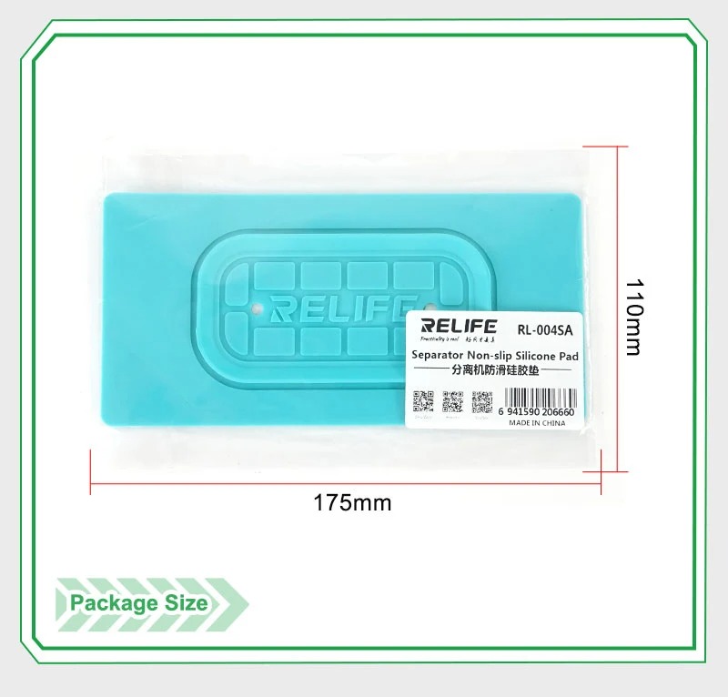 RELIFE RL-004SA Separator Anti-Slip Silicone Mat/Green
