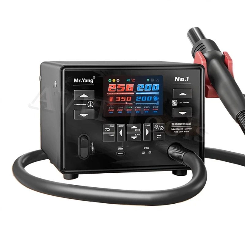 YCS Mr.Yang No.1 Intelligent Soldering Station Curve Hot Air Gun