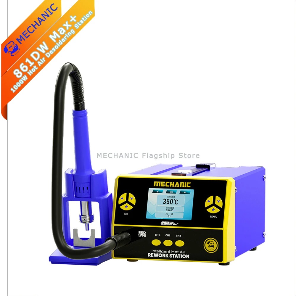 Pcb Rework Hot Air MECHANIC 861DW Max+ Rework Hot Air STATION 1000W