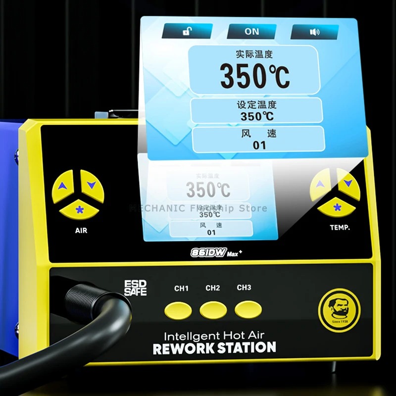 MECHANIC 861DW Max+ Rework Hot Air STATION 1000W