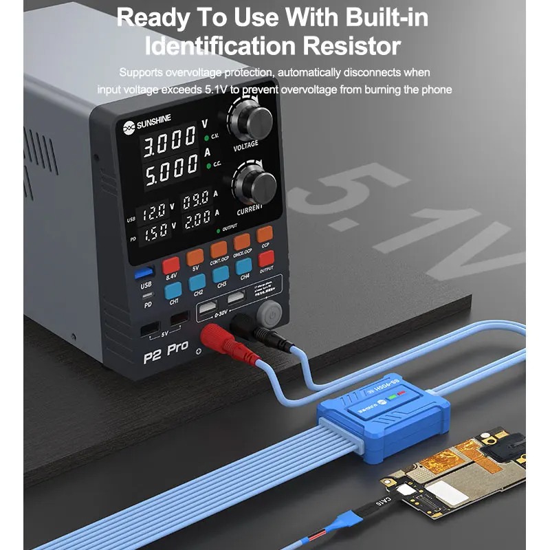 SUNSHINE SS-905H SE Android Series Power Cable Battery-free fast Power-up