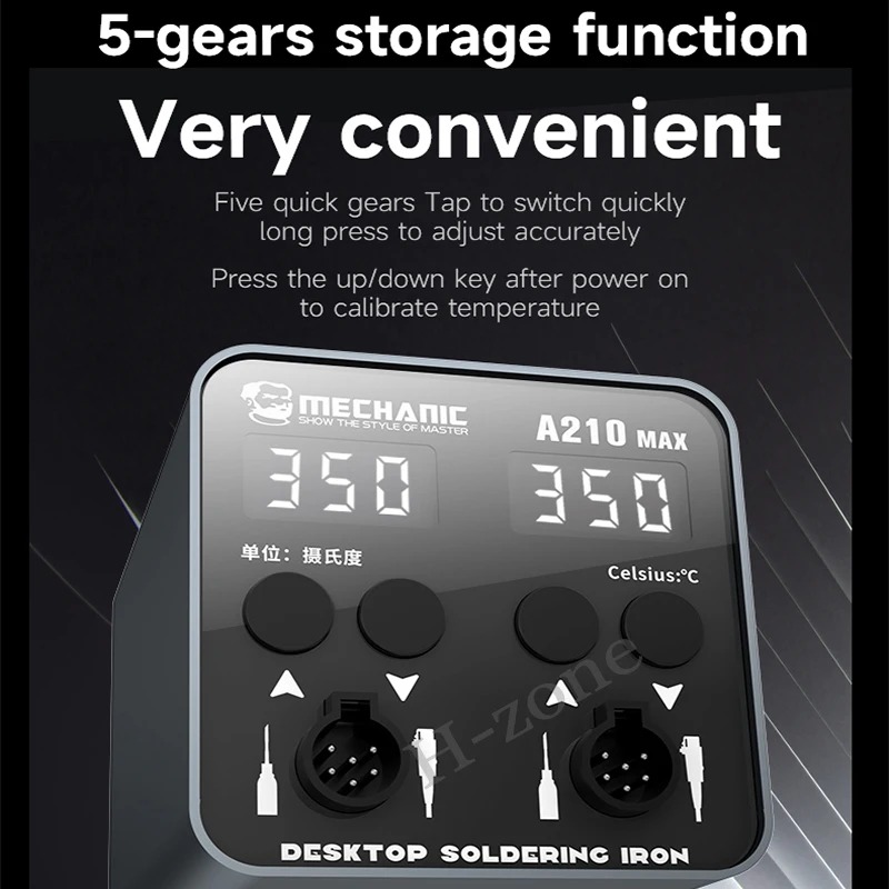 MECHANIC A210 MAX 100W Smart Desktop Soldering Station