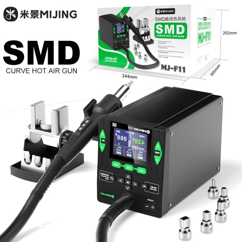 Mijing MJ-F11 SMD Curve Hot Air Gun 1000W
