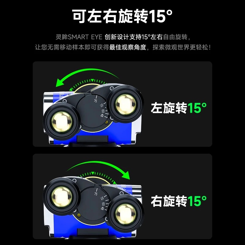 MECHANIC SMART EYE Trinocular Stereo Microscope 7X-45X