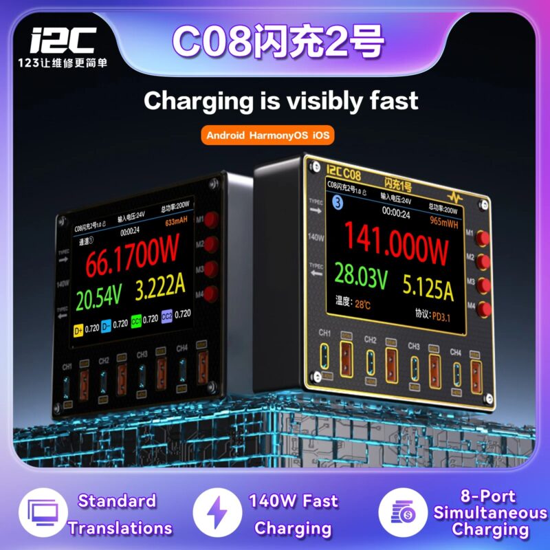 I2C C08 Flash Charger No.2 Ammeter 140W
