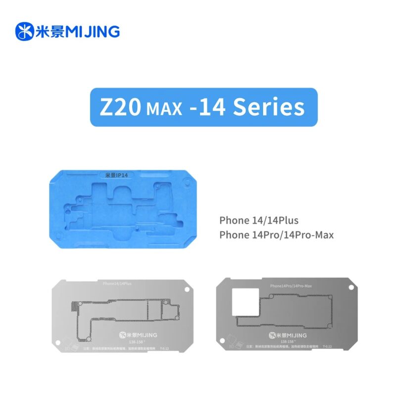 Mijing Z20 Max BGA Reballing Stencil Platform X-17PM