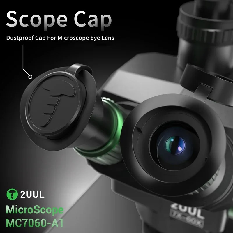 2UUL MC7060-A1 7-60X Microscope + Lens 0.5