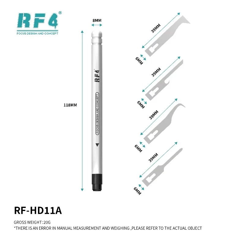 RF4 HD11A IC Glue Removal Scraper
