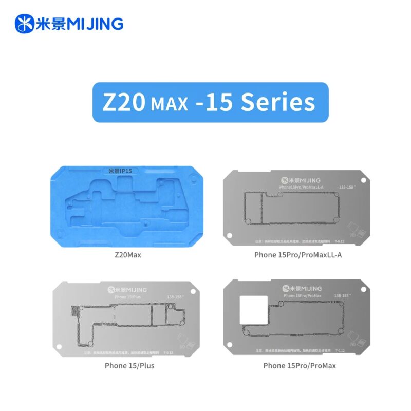 Mijing Z20 Max BGA Reballing Stencil Platform X-17PM