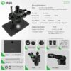 2UUL MC7060-A1 7-60X Microscope + Lens 0.5