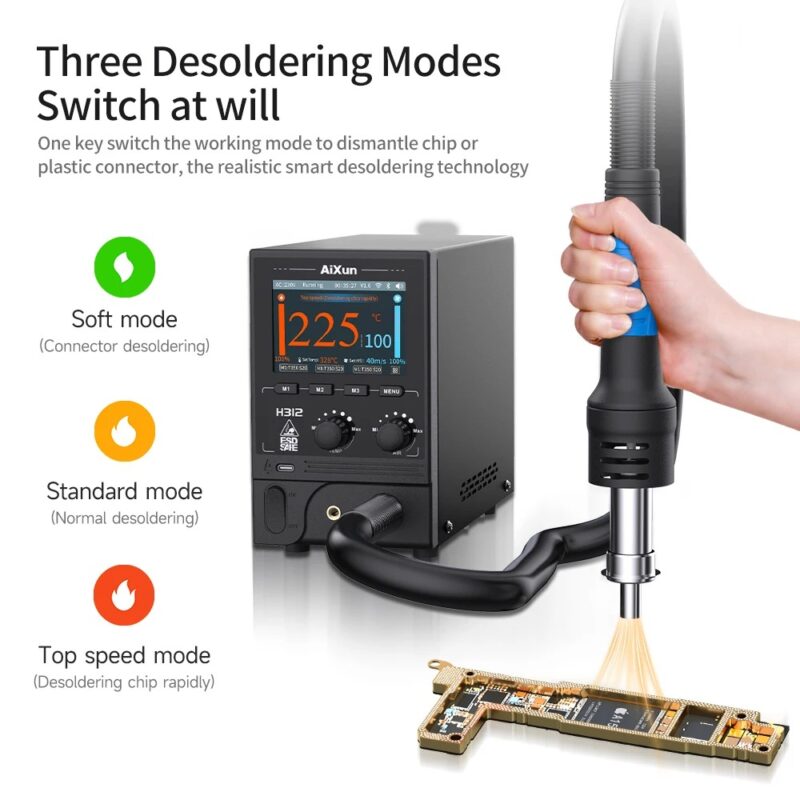 Aixun H312 Smart Hot Air Gun Soldering Station