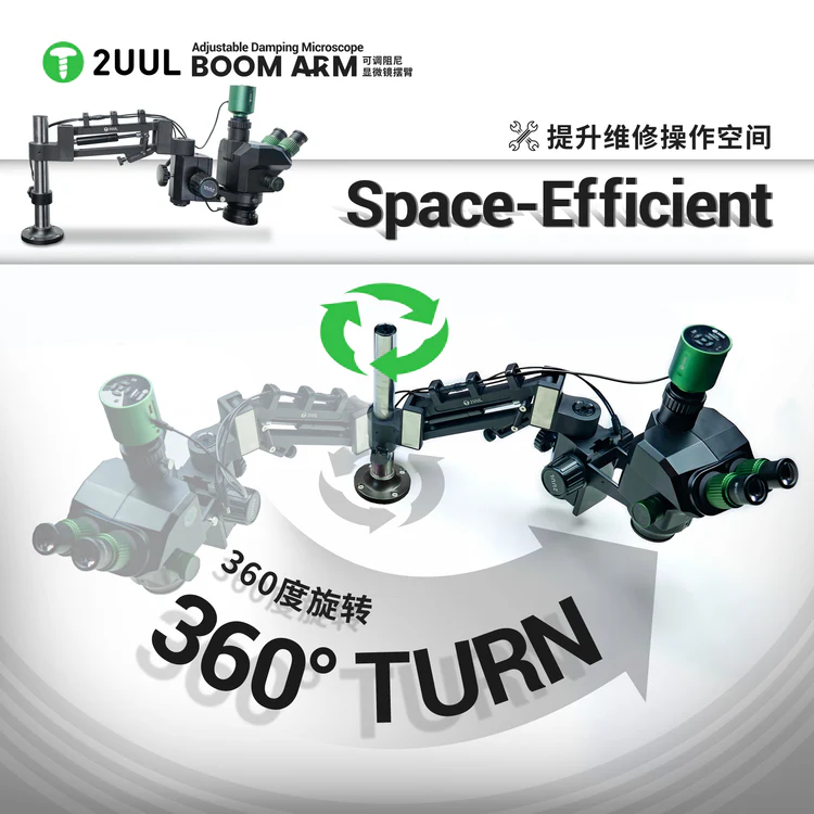 2UUL MS71 Adjustable Damping Microscope Boom Arm