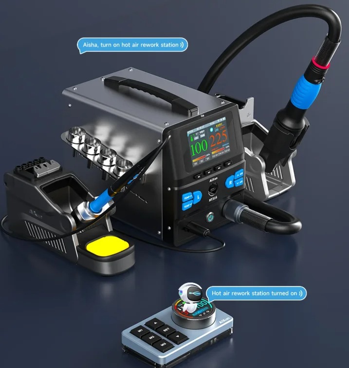 AIXUN HT316 2in1 Soldering Station Is 1400W Hot Air Rework Station