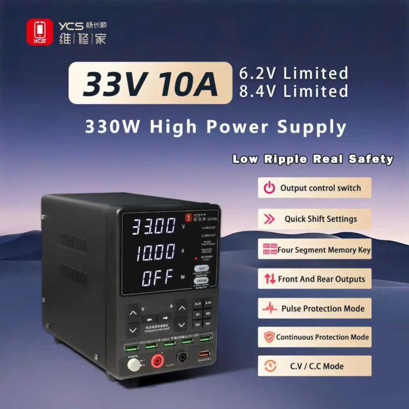 YCS 3310A 3V 10A 330W High Power Supply