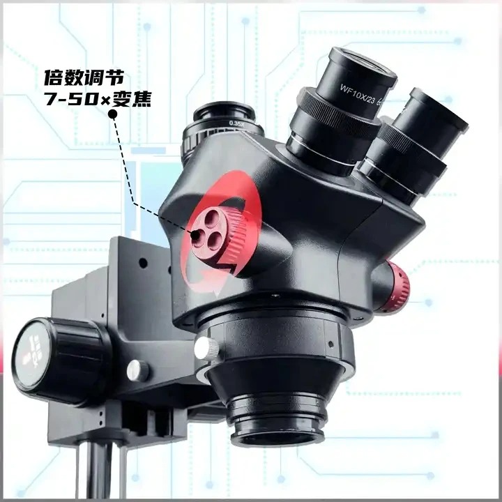YCS 7050X Trinocular Stereo Microscope